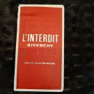 Swatch de lilab69 : L'interdit eau de parfum rouge, Givenchy