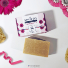 Swatch de sambelh : Savon bio peau fragile à sèche, calendula, Le Petit Carré Français