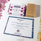 Swatch de sambelh : Savon bio peau fragile à sèche, calendula, Le Petit Carré Français