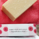 Swatch de nAD07 : Savon bio peau fragile à sèche, calendula, Le Petit Carré Français