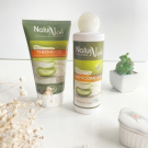 Swatch de aloe2 : Shampooings Soin Bio de NaturAloé, NaturAloé