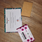 Swatch de Laetitia23 : Savon solide BIO saponifié à froid au Calendula, Le Petit Carré Français