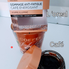 Swatch de nadouduchesse : Gommage anti fatigue café Energisant, Série Nature de L'Oréal Professionnel