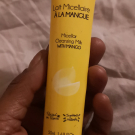 Swatch de Swanaa : Lait micellaire à la mangue, Blencreme paris
