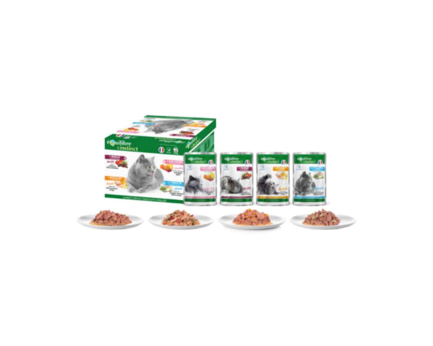 Multipack d'effilés pour chat stérilisé, équilibre & instinct - Infos et avis