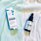 Swatch de Mélodie97 : Huile de soin peaux mixtes équilibrante Purifiante, Clémence et Vivien