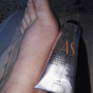 Swatch de Paillettes cosmiques : Crèmes pieds Ekos Castanha, Natura Brasil