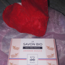 Swatch de katianalin0606 : Savon solide BIO saponifié à froid à l'Amande douce, Le Petit Carré Français