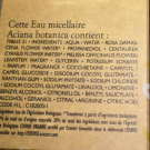 Swatch de flfl90 : Aciana Botanica Eau Micellaire Démaquillante, Sanoflore