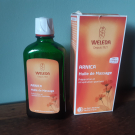 Swatch de ManonGreenLife : Huile de Massage à l'Arnica, Weleda