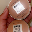 Swatch de Checheadm : Dream Mat Mousse, Gemey-Maybelline