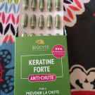 Swatch de Katflo : Kératine forte anti-chute, Biocyte