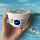 Swatch de lilianita : Nivea naturally good, Nivea