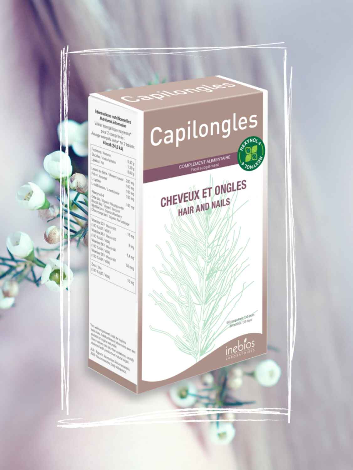 100 cures de Capilongles - Beauté de la peau, des cheveux et des ongles, Inebios Laboratoires - Infos et avis