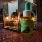 Swatch de Gorgeous.French : No Breakout Elixir Oil, I.D. Swiss Botanicals