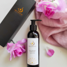 Swatch de Marichka : Lait corporel rose, Nectarome