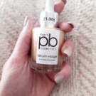 Swatch de Lullilaby : Sérum visage à la bave d'escargot, PB Cosmetics