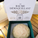 Swatch de Pruebelle : Baume démaquillant solide BIO au beurre de Cacao, Le Petit Carré Français