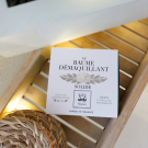 Swatch de Pruebelle : Baume démaquillant solide BIO au beurre de Cacao, Le Petit Carré Français