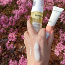 Swatch de Nolrag_sc : Mousse d'Huile Démaquillante Éclat, Dermina