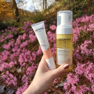 Swatch de Nolrag_sc : Mousse d'Huile Démaquillante Éclat, Dermina