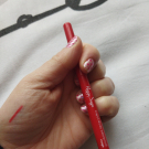 Swatch de Lilymi : Crayon lèvres Waterproof, Peggy Sage