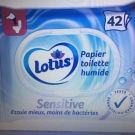 Swatch de lesud34 : Papier toilette humide, Lotus