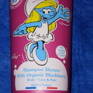 Swatch de flfl90 : Shampoing douce à la mûre bio - Les Schtroumpfs, Le Comptoir du Bain