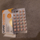 Swatch de Claudine 11 : UVE D3 800 comprimés orodispersibles - complément alimentaire, Crinex