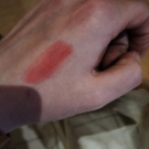 Swatch de Amanite : Rouge Edition Velvet, Bourjois
