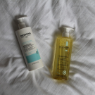 Swatch de morfalle : Huile Lavante Relipidante Atolina de Dermina, Dermina