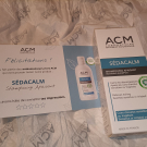 Swatch de Paillettes cosmiques : Shampooing apaisant sédacalm, ACM Laboratoire Dermatologique