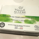 Swatch de Tina Rockette : Savon pamplemousse bio, Mlle Agathe