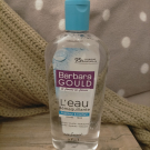 Swatch de N.dicat : L'Eau Démaquillante formule haute tolérance de Barbara Gould, Barbara Gould