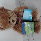 Swatch de Papillon882 : Serviettes hygiéniques Nuit Coton Bio, SilverCare