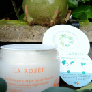 Swatch de skin_carebeaute : Gommage corps nourrissant, La Rosée