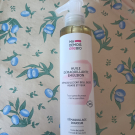 Swatch de Paillettes cosmiques : Huile démaquillante émulsion, Mademoiselle Bio