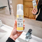 Swatch de Ciwisiwi : Mousse Nettoyante Visage Nijiko, MY Maquillage