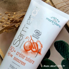 Swatch de Cecilie : Crème Solaire, Sarmance