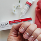 Swatch de Marichka : Novophane crème des ongles, Laboratoire Dermatologique ACM