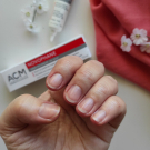 Swatch de Marichka : Novophane crème des ongles, Laboratoire Dermatologique ACM