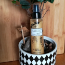 Swatch de Mygtesteuse : Huile de corps pailletée, Dr renaud