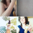 Swatch de Leeloo104 : Huile de corps pailletée, Dr renaud