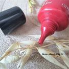 Swatch de Cecilie : Crème Tomate Glow - Teinte Rosée, Ella Bache