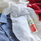 Swatch de Angeliquetesteuse : Détachant tâches colorées, Etamine du Lys