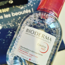 Swatch de beautylittlechat : Créaline H2O Solution Micellaire Démaquillante, Bioderma
