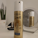 Swatch de lilieo : Laque Elnett Satin Fixation Forte, L'Oréal Paris