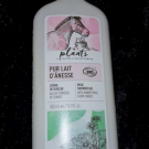 Swatch de flfl90 : Crème de douche Pur Lait d'Ânesse - Plants, Nature & Découvertes