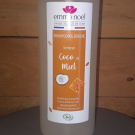 Swatch de cletrehour56 : Gel douche shampoing coco miel, Emma Noël