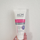 Swatch de carine44 : Dépiwhite.M Crème protectrice SPF 50+, Laboratoire Dermatologique ACM